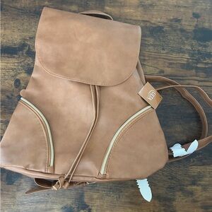NWT Ulta Beauty Tan Women's Backpack Classic Neutral